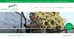 Desktop Screenshot of ambrosch-partner.de
